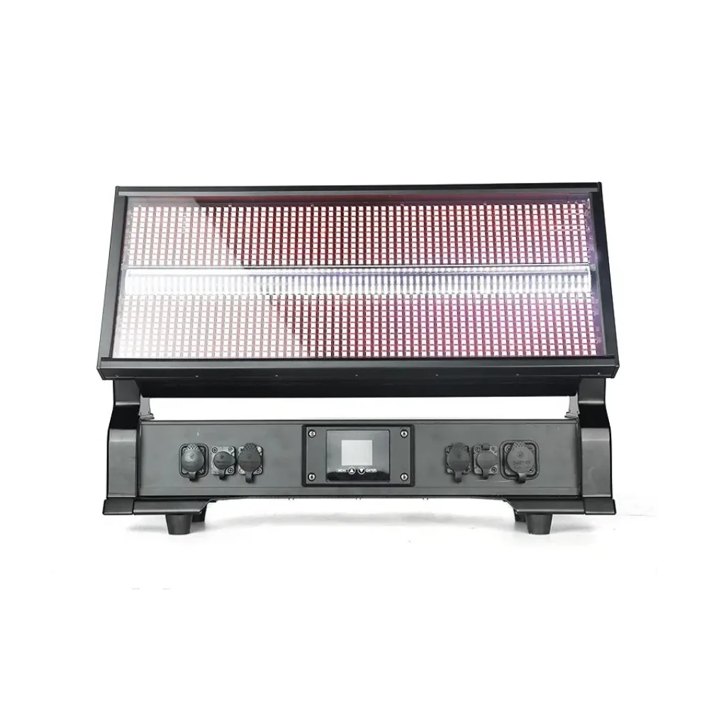 4pcs Ip65 Waterproof Moving Head Strobe Light 1320x0.2W RGB 3 in 1 + 216*3W White LEDs Strobe Stage Effect Light DMX Wash Flood
4pcs Ip65 Waterproof Moving Head Strobe Light 1320x0.2W RGB 3 in 1 + 216*3W White LEDs Strobe Stage Effect Light DMX Wash Flood