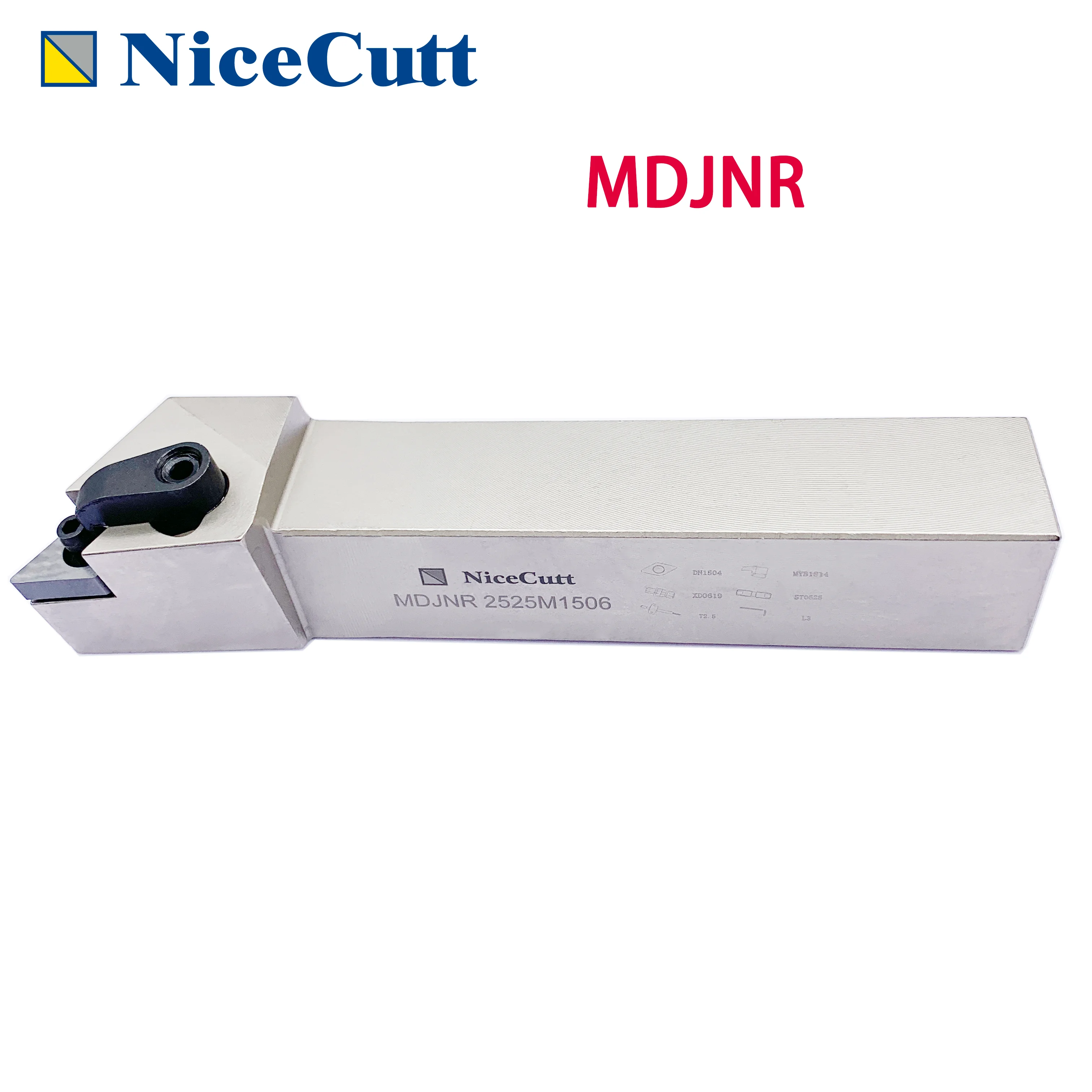 NiceCutt MDJNR MDJNL2525 Lathe Tools CNC Machine External Turning Holder Cutter For DNMG Carbide Turning Insert
NiceCutt MDJNR MDJNL2525 Lathe Tools CNC Machine External Turning Holder Cutter For DNMG Carbide Turning Insert