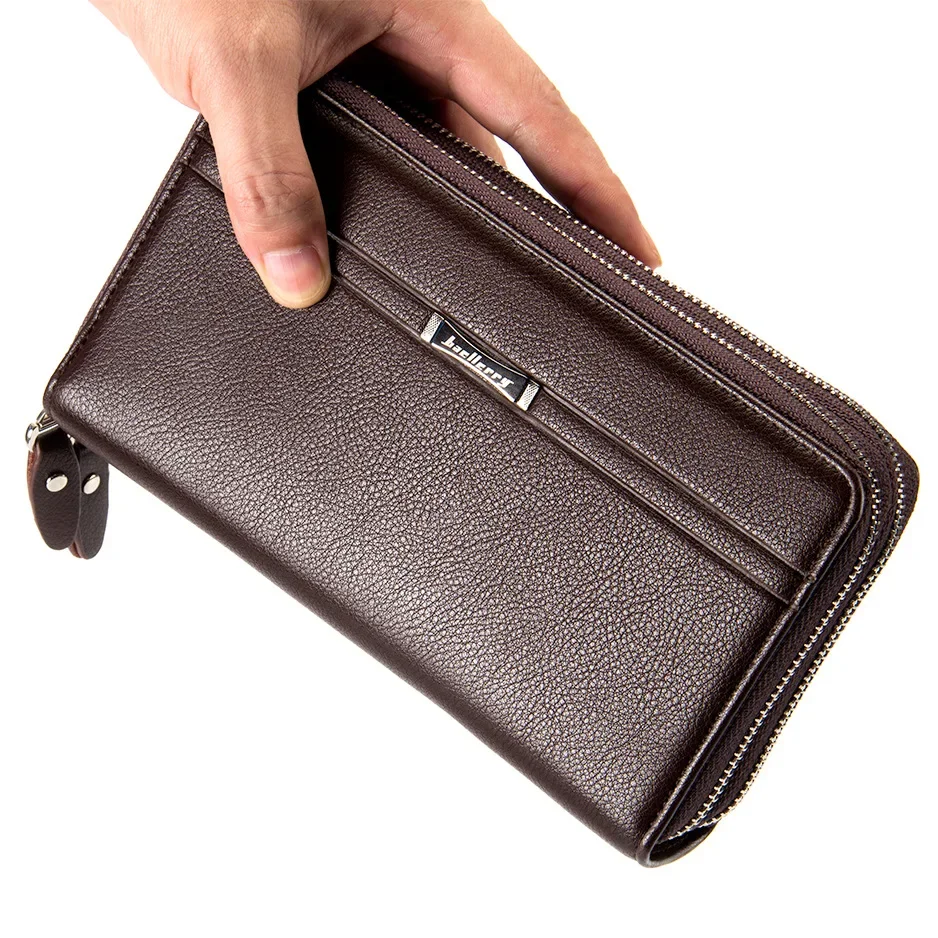 Spot wholesale new men’s handbags leisure business double zipper clutch large wallet clutch male bag.
Spot wholesale new men’s handbags leisure business double zipper clutch large wallet clutch male bag.