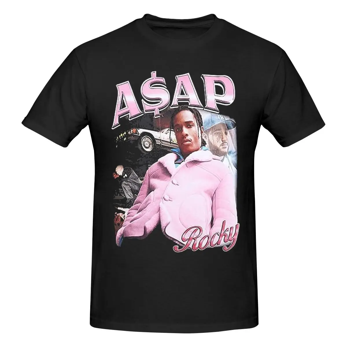

ASAP Rocky Men's Classic Unisex Cotton T-Shirt for Men & Women, Classic Tee