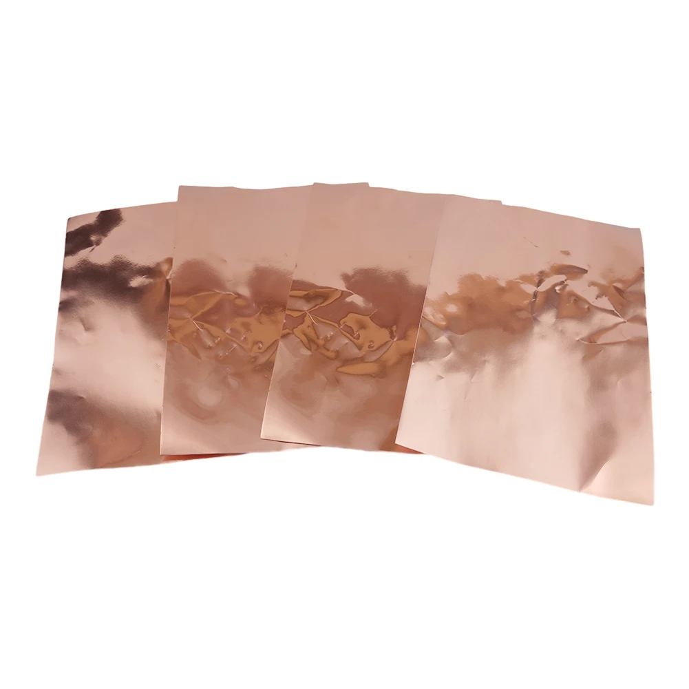 4 Pcs Guitar Copper Shielding Sheet Foil Tape 20x30cm Sheet Electric Guitar Copper Foil Tape Multi Purpose Accessories
4 Pcs Guitar Copper Shielding Sheet Foil Tape 20x30cm Sheet Electric Guitar Copper Foil Tape Multi Purpose Accessories