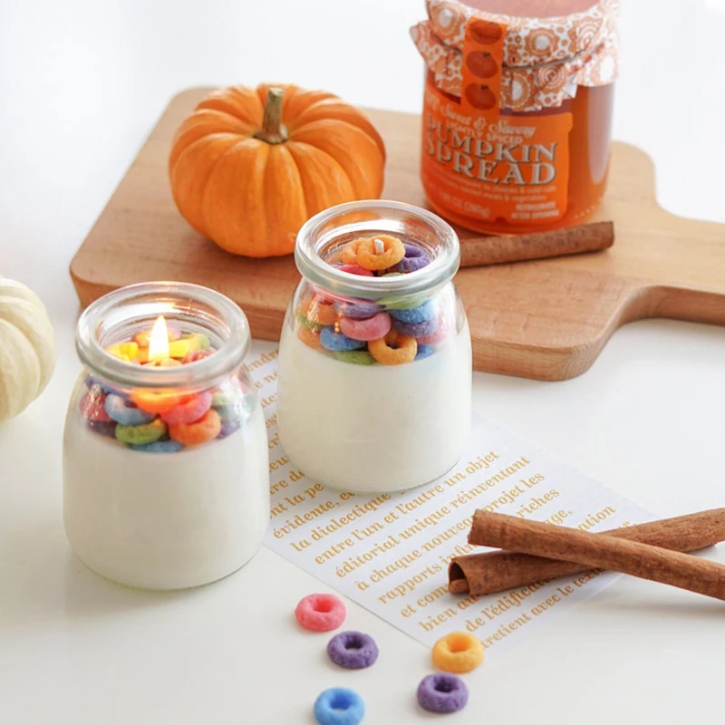3.4oz Oatmeal Candles In Glass Decorative Cereal Bowl Scented Candles for Dining Room Fruit Loops Candles Jelly Jars
3.4oz Oatmeal Candles In Glass Decorative Cereal Bowl Scented Candles for Dining Room Fruit Loops Candles Jelly Jars
