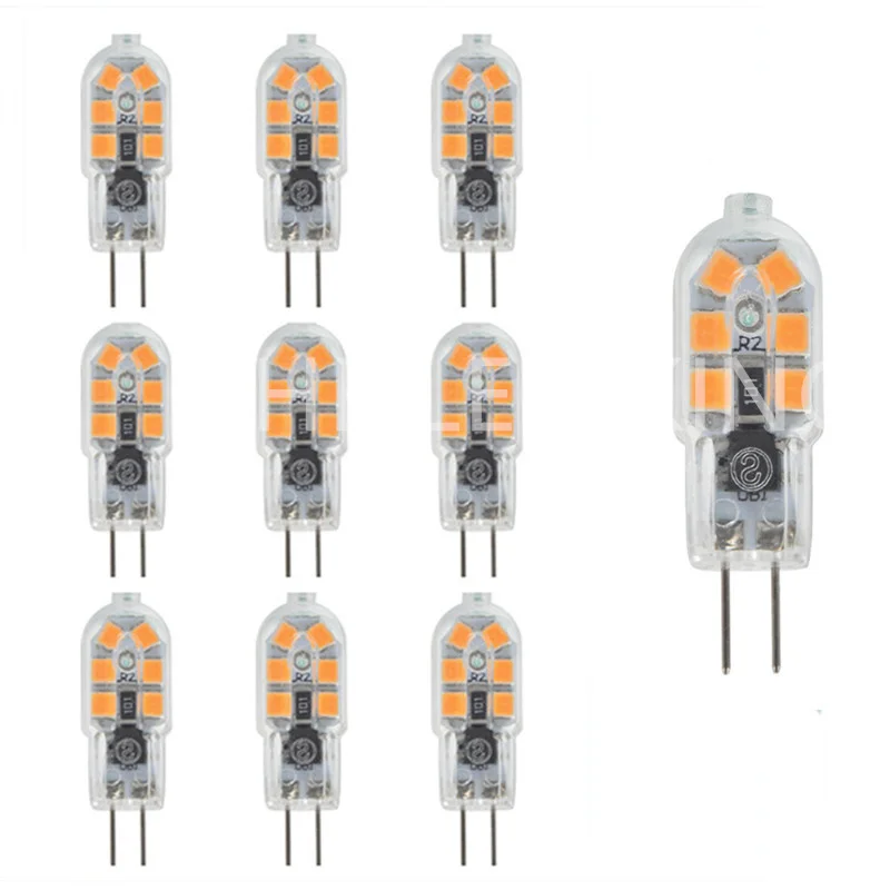 

10PCS Brightest G4 LED Lamp AC 220V DC 12V 3W 5W SMD2835 LED Bulb Warm/Cool White Spotlight replace Halogen light