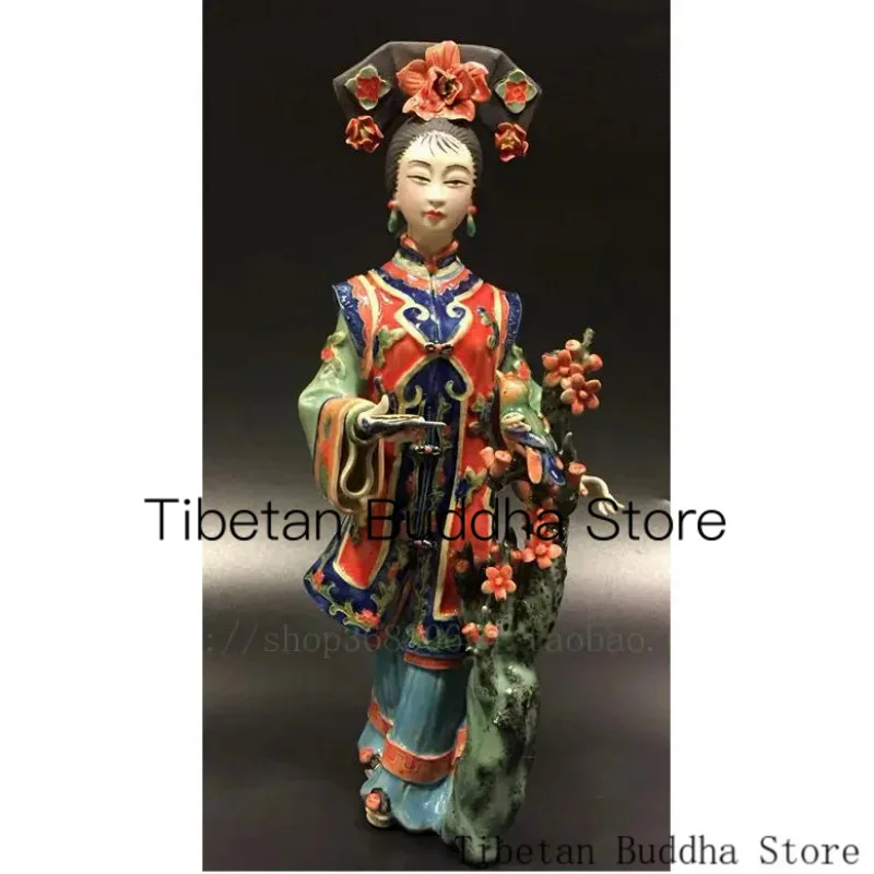 Ceramic doll figures Chinese style beautiful women lovely High-end luxury girl Beauty figure Sculpture statue Home Decoration
Ceramic doll figures Chinese style beautiful women lovely High-end luxury girl Beauty figure Sculpture statue Home Decoration