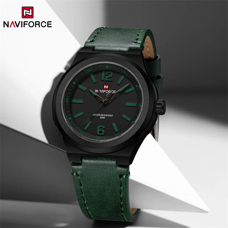 

NAVIFORCE Brand Men's Fashion Watch Waterproof Male Quartz Wristwatches Sport Durable Military Clock Relogio Masculino 2024 New