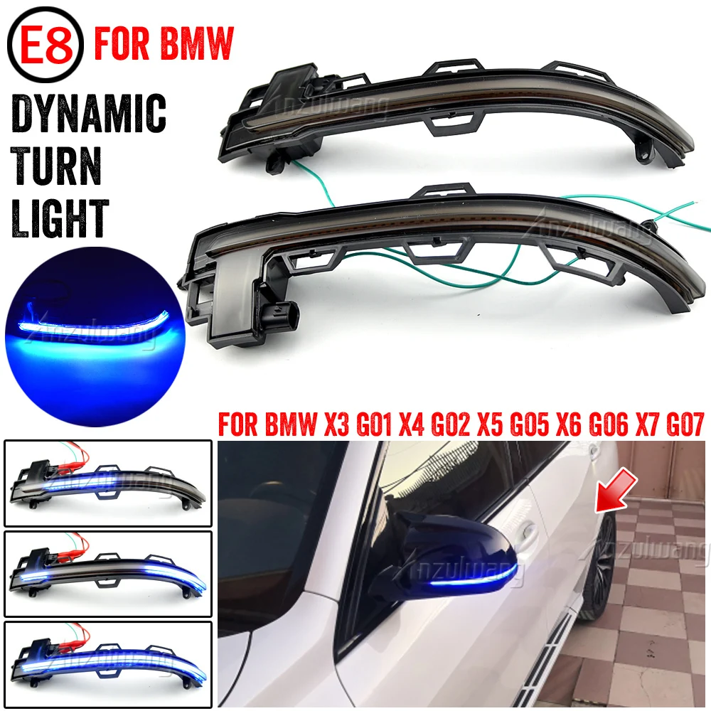 For BMW X3 G01 2018 2019 X4 G02 X5 G05 X6 G06 X7 G07 2020 Dynamic LED Turn Signal Light Side Rear Mirror Sequential Indicator
For BMW X3 G01 2018 2019 X4 G02 X5 G05 X6 G06 X7 G07 2020 Dynamic LED Turn Signal Light Side Rear Mirror Sequential Indicator