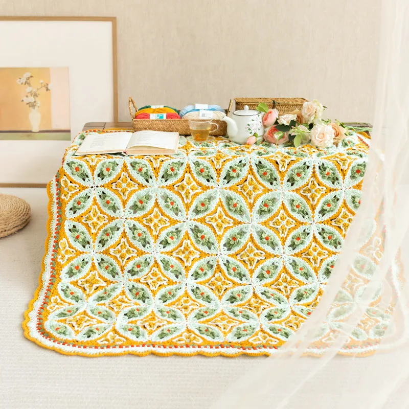 Susan's Family DIY Crochet Blanket Kit DUNHUANG Circle Patchwork Blanket Material Package Craft Home Decor Wedding Gift 
Susan's Family DIY Crochet Blanket Kit DUNHUANG Circle Patchwork Blanket Material Package Craft Home Decor Wedding Gift