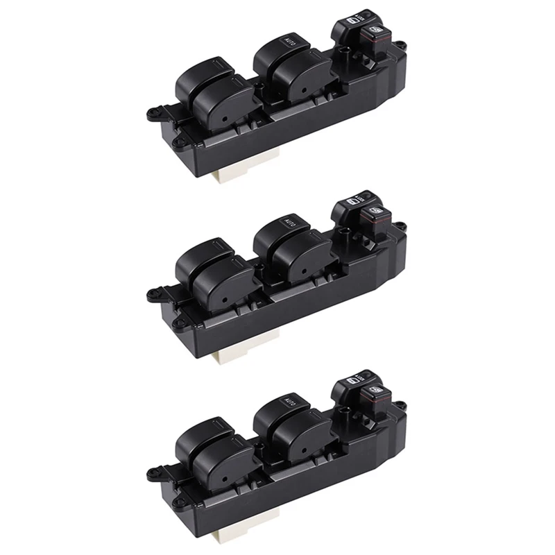 3X переключатель управления окном для Toyota 1997-2002 Camry Corolla Avalon Electric 84820-60090
3X переключатель управления окном для Toyota 1997-2002 Camry Corolla Avalon Electric 84820-60090