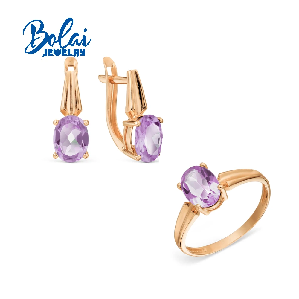 Bolai 2022 simple amethyst gemstone jewelry set 925 sterling silver french lock earring ring natural gemstone fine jewelry lady
Bolai 2022 simple amethyst gemstone jewelry set 925 sterling silver french lock earring ring natural gemstone fine jewelry lady