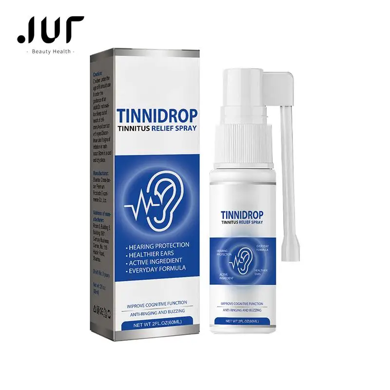 Tinnitus Relief Spray Clean Ear Canal Blockage Improve Listening Tinnitus Deafness Sore Relief Ear Cleaning Liquid 60ML
Tinnitus Relief Spray Clean Ear Canal Blockage Improve Listening Tinnitus Deafness Sore Relief Ear Cleaning Liquid 60ML