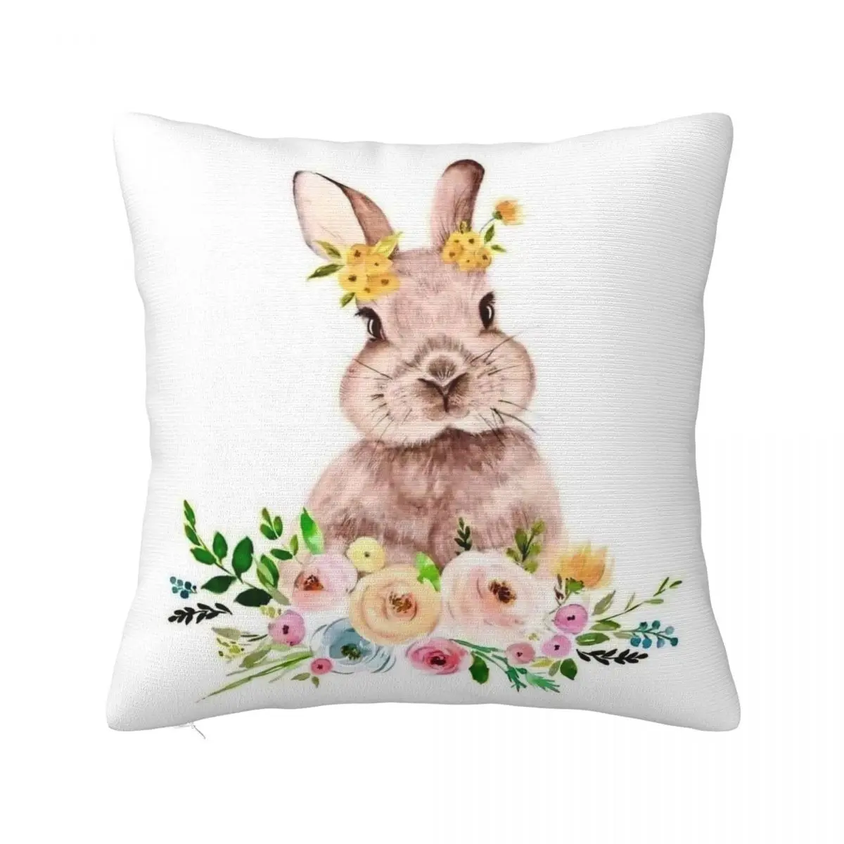 Bunny Easter Eggs Flowers Pillowcase Printed Fabric Cushion Cover Decorative Throw Pillow Case Cover Home Zippered 40X40cm
Bunny Easter Eggs Flowers Pillowcase Printed Fabric Cushion Cover Decorative Throw Pillow Case Cover Home Zippered 40X40cm