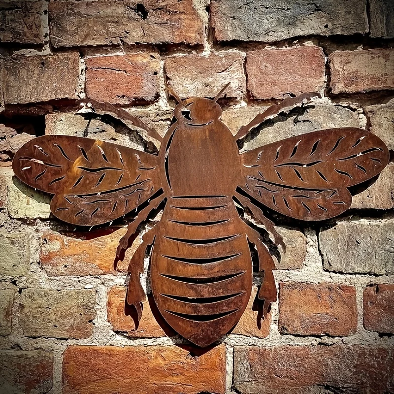1 piece rusty metal bumblebee wall art, home decor, rusty metal wall sign, fence decoration, holiday gift
1 piece rusty metal bumblebee wall art, home decor, rusty metal wall sign, fence decoration, holiday gift