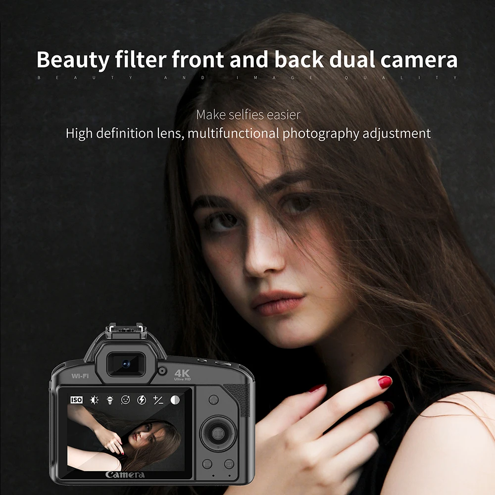 Новый продукт D5 4k двойная камера высокого разрешения 64 миллиона пикселей Wi-Fi Dslr камера красота Цифровая камера ночного видения
Новый продукт D5 4k двойная камера высокого разрешения 64 миллиона пикселей Wi-Fi Dslr камера красота Цифровая камера ночного видения