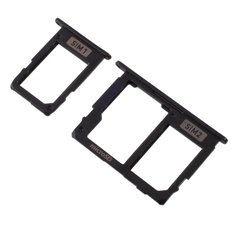 

10set/lot SIM1 + SIM2/Micro SD Card Tray Holder Parts for Samsung Galaxy J5 (2017) J530 / J7 (2017) J730 SIM Card Tray