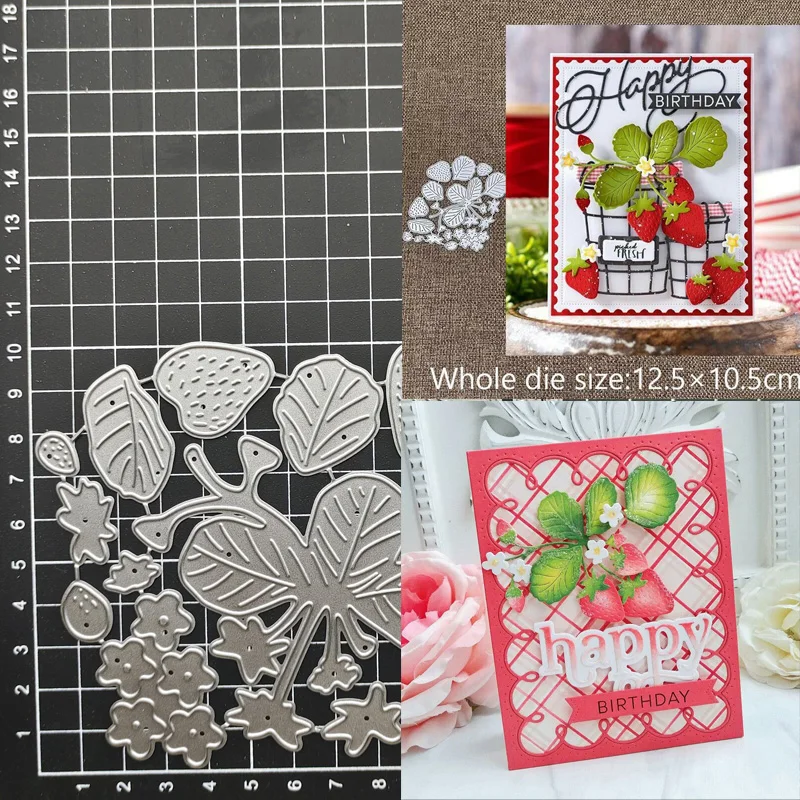 Metal Cutting Dies Cut Mold Strawberry Leaf Vine Decoration Scrapbook Paper Craft Knife Mould Blade Punch Stencils
Metal Cutting Dies Cut Mold Strawberry Leaf Vine Decoration Scrapbook Paper Craft Knife Mould Blade Punch Stencils