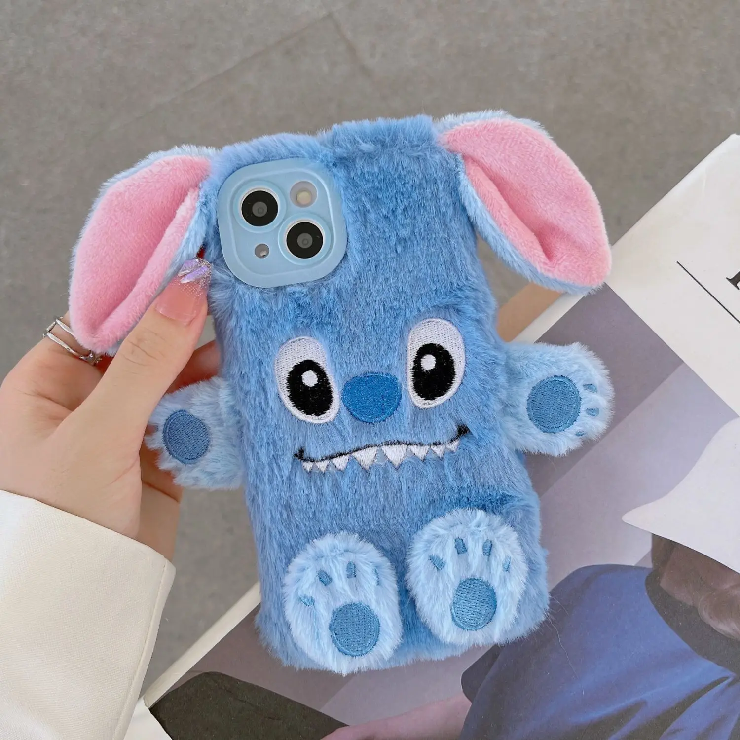 Disney Stitch Cartoon Winter Warm Plush Phone Case for iPhone XS XR X 13 12 11 Pro Max Cute Cover for iPhone 6 6S 7 8 Plus Cases
Disney Stitch Cartoon Winter Warm Plush Phone Case for iPhone XS XR X 13 12 11 Pro Max Cute Cover for iPhone 6 6S 7 8 Plus Cases