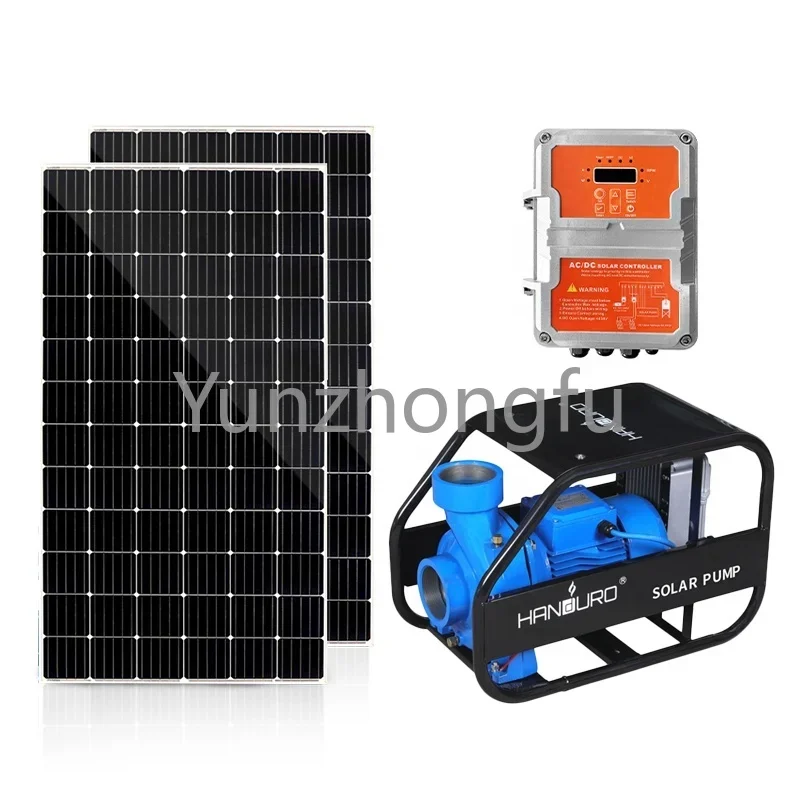 Solar Surface Water Pump 70m3/h Flow AC/DC 4 Inch 2.2KW Power Water Pump System for Irrigation 24M Max Head
Solar Surface Water Pump 70m3/h Flow AC/DC 4 Inch 2.2KW Power Water Pump System for Irrigation 24M Max Head