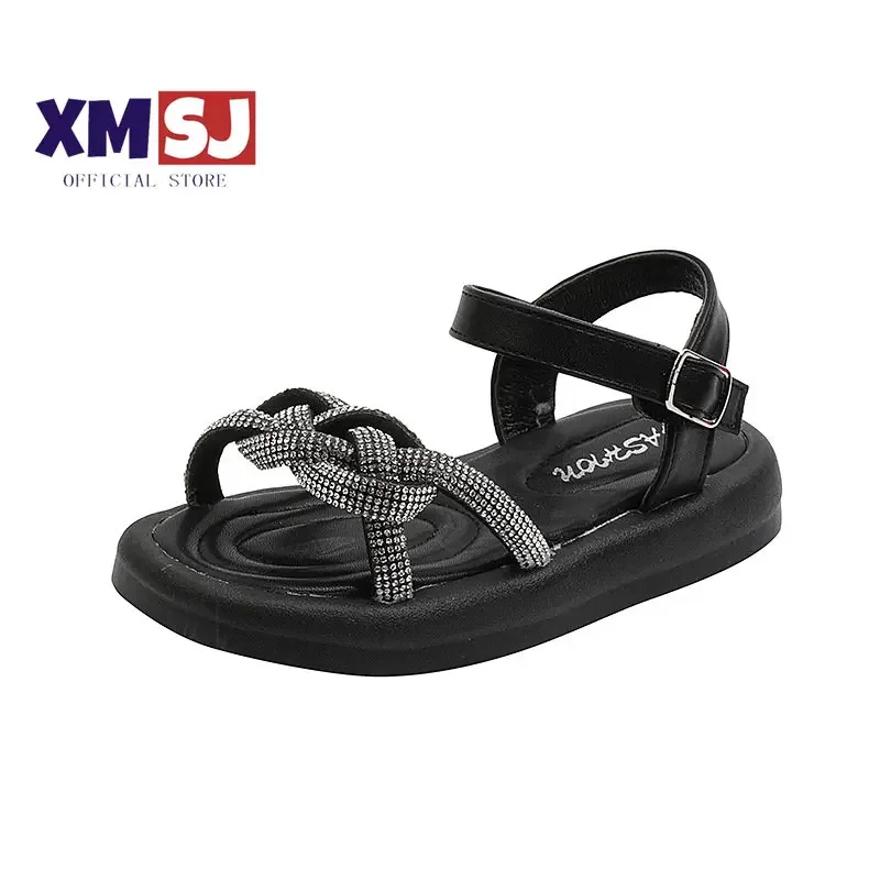 Girls 2022 Summer Soft Bottom Beach Shoes Fashion Flash Rhinestone Woven Strip Baby Princess Shoes Hot In Kids Casual Flats New
Girls 2022 Summer Soft Bottom Beach Shoes Fashion Flash Rhinestone Woven Strip Baby Princess Shoes Hot In Kids Casual Flats New