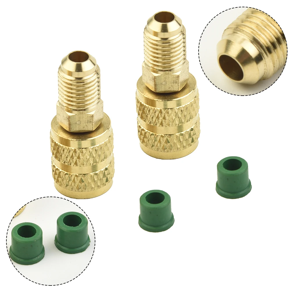 Adapter To 5/16\" Quick Couplers To 1/4 SAE M Flare 5/16 SAE M To 1/4 SAE R410a For Air Conditioner Power Tool Parts
Adapter To 5/16\" Quick Couplers To 1/4 SAE M Flare 5/16 SAE M To 1/4 SAE R410a For Air Conditioner Power Tool Parts