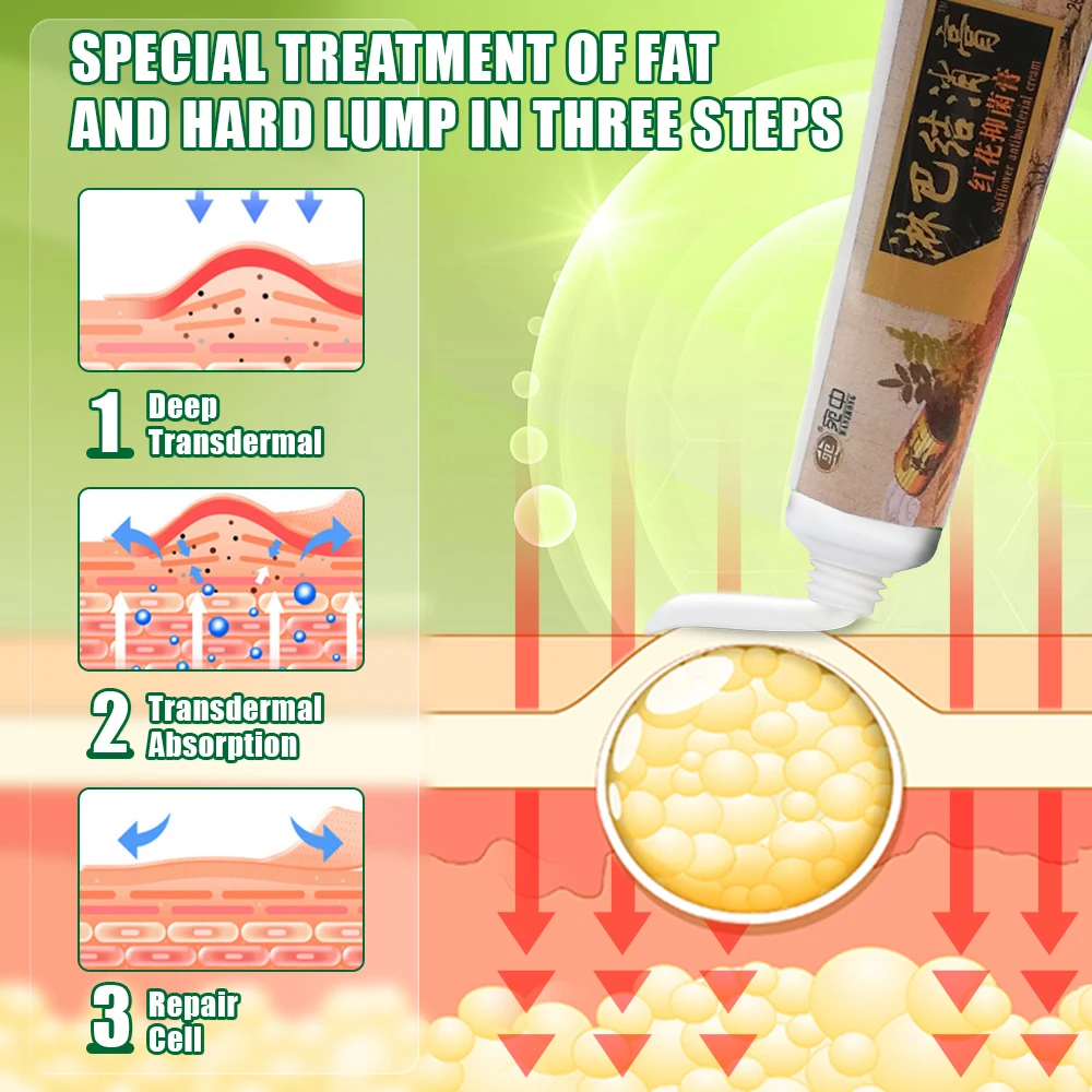 20g Natural Herbs Lipoma Ointment Removal Fat Lump Nodular Care Cream Antitumor Skin Cyst Swelling Remove Discomfort Dressing
20g Natural Herbs Lipoma Ointment Removal Fat Lump Nodular Care Cream Antitumor Skin Cyst Swelling Remove Discomfort Dressing