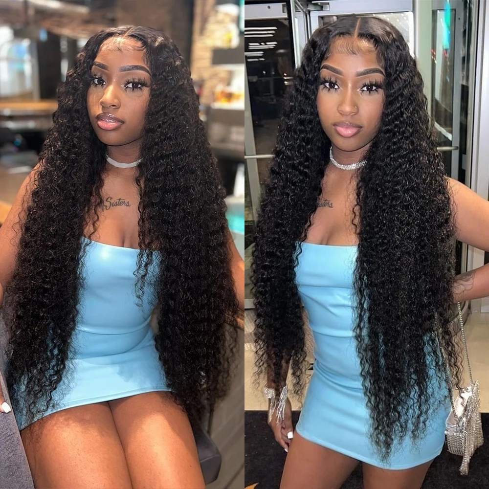 

13x4 13x6 Deep Wave Hd Lace Frontal Wig 4x4 5x5 Closure Glueless Wig Ready To Wear Water Wave Lace Front Curly Human Hair Wigs