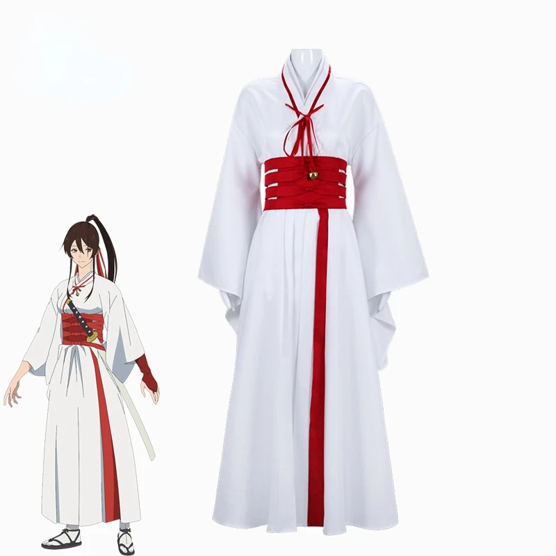 Костюм для косплея Jigokuraku Sagiri Yamada Asaemon, женское белое платье-кимоно на Хэллоуин, полный комплект, костюмы для представлений 
Костюм для косплея Jigokuraku Sagiri Yamada Asaemon, женское белое платье-кимоно на Хэллоуин, полный комплект, костюмы для представлений