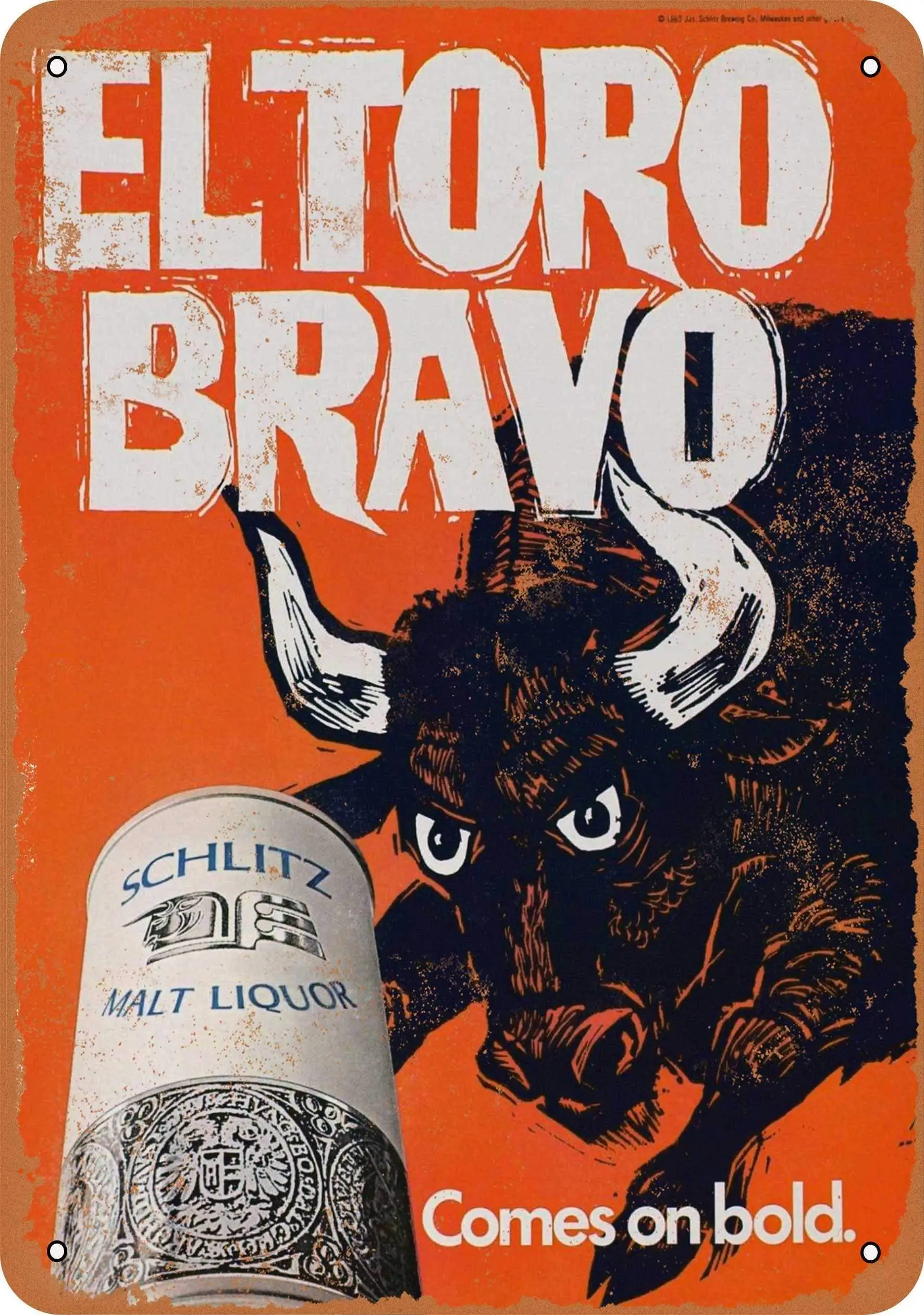 SLALL 1969 Schlitz Malt Liquor Bull Retro Street Sign Household Metal Tin Sign Bar Cafe Car Motorcycle Garage Decoration Supplie
SLALL 1969 Schlitz Malt Liquor Bull Retro Street Sign Household Metal Tin Sign Bar Cafe Car Motorcycle Garage Decoration Supplie
