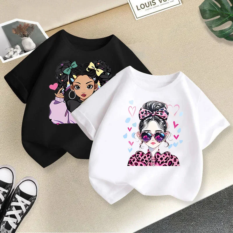 2 قطعة مجموعة الصيف طفل الفتيات ملابس أطفال أزياء الكرتون المطبوعة تي شيرت الأطفال أزياء لينة طاقم الرقبة قصيرة الأكمام أعلى 2 قطعة مجموعة الصيف طفل الفتيات ملابس أطفال أزياء الكرتون المطبوعة تي شيرت الأطفال أزياء لينة طاقم الرقبة قصيرة الأكمام أعلى