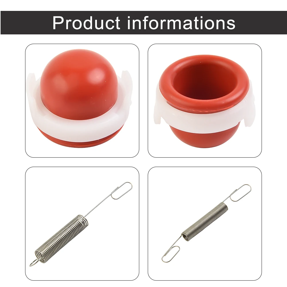 1set Red Non-porous Primer Bulb With Springs 694394 494408 4178 4128 For Classic Sprint 450 500 550 Engines For 691859 692211
1set Red Non-porous Primer Bulb With Springs 694394 494408 4178 4128 For Classic Sprint 450 500 550 Engines For 691859 692211