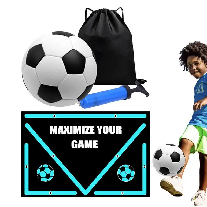 

Football Field Ground Mat Silent Football Training Mat Kit Sports Auxiliary Props With Clever Design For Practicing Indoors Or