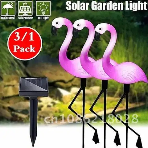 Garden Stake Landscape Lamp Beautiful Pink Flamingo Solar Power Garden Light Outdoor Light waterproof Luz de jardín
Garden Stake Landscape Lamp Beautiful Pink Flamingo Solar Power Garden Light Outdoor Light waterproof Luz de jardín