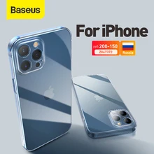 Baseus Phone Case For iPhone 12 11 13 Pro Max Mini Back Case Full Lens Protection Cover For iPhone 13 Transparent Case Cover Baseus Phone Case For iPhone 12 11 13 Pro Max Mini Back Case Full Lens Protection Cover For iPhone 13 Transparent Case Cover