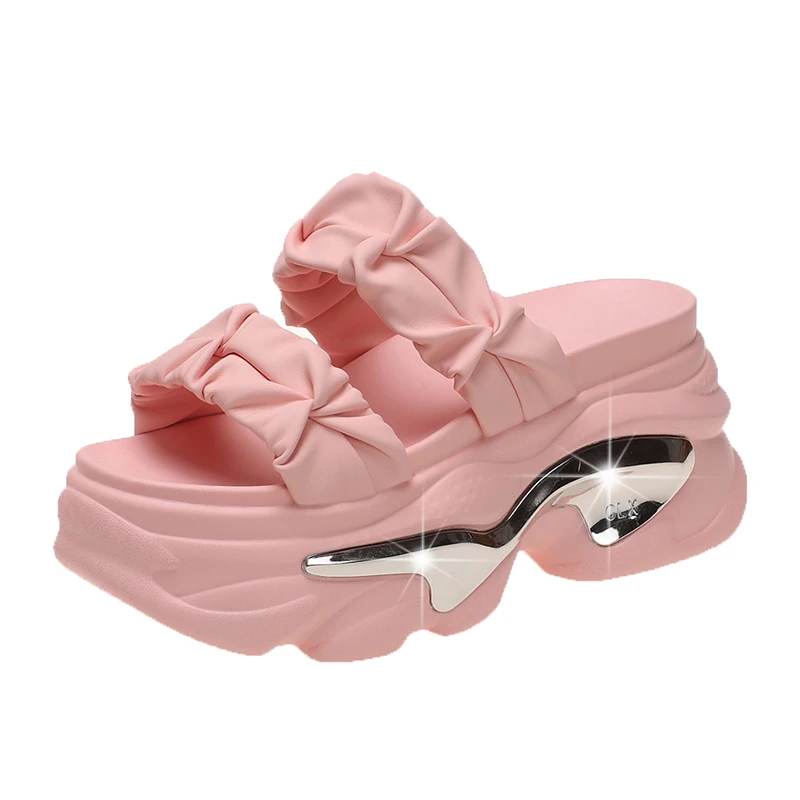 Designer 2023 New Summer Platform Bling Slippers Women Thick Sole Casual Leather Sandals Woman Chunky 9CM High Heel Beach Slides
Designer 2023 New Summer Platform Bling Slippers Women Thick Sole Casual Leather Sandals Woman Chunky 9CM High Heel Beach Slides