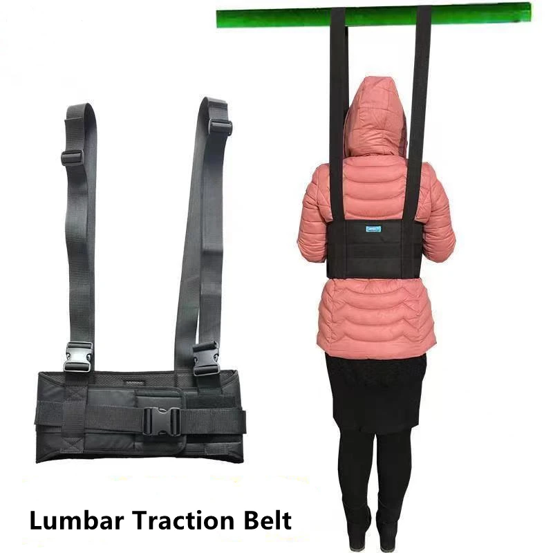 

Household Lumbar Vertebra Retractor Belt Sling Hanging Horizontal Bar Waist Tensioner Stretcher Lumbar Disc Spine Rehabilitation