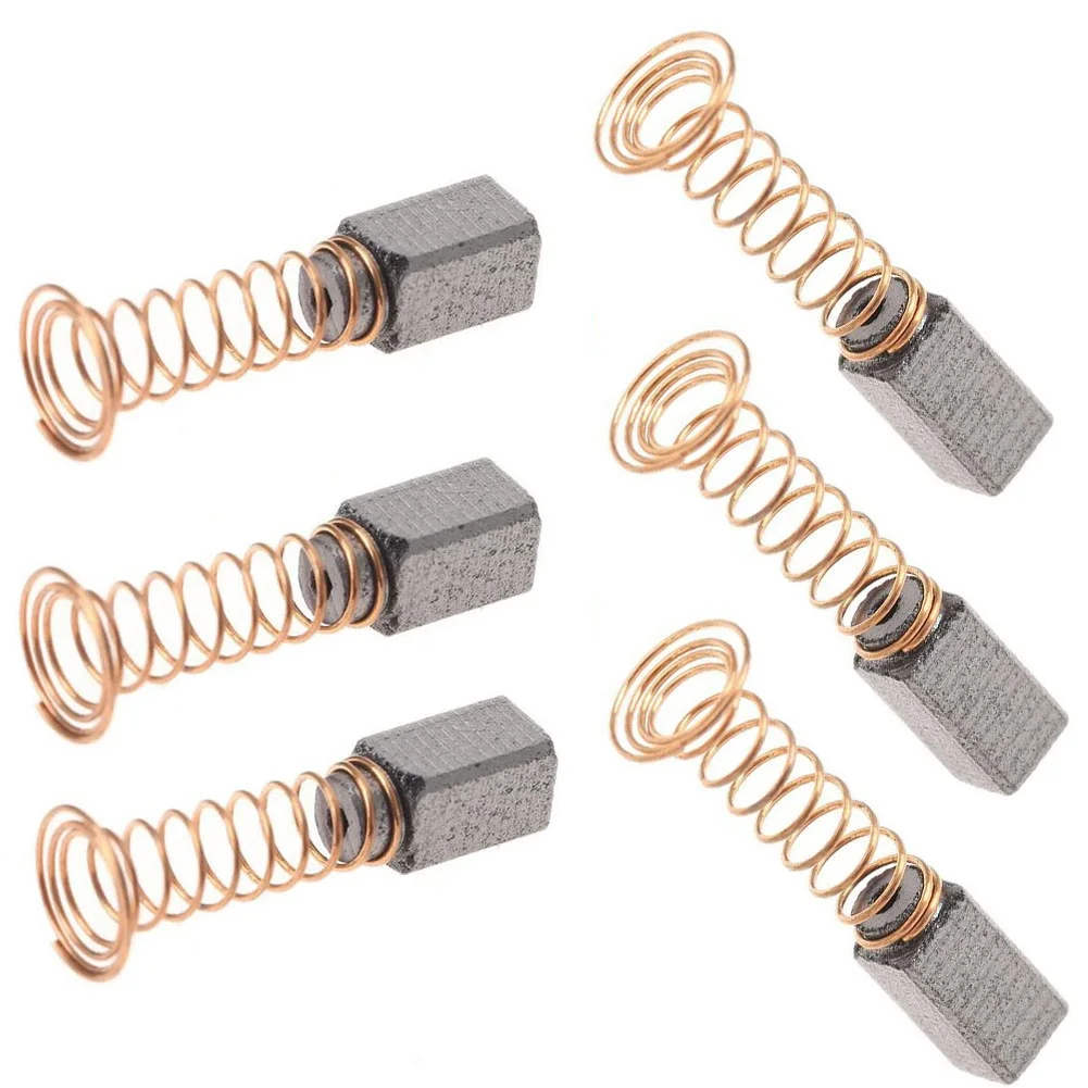 6pcs Carbon Spring Brushes Mini Drill Accessory Dremel Rotary Tool Spare Parts For D3000 Electric Motor Power Tool 7.9x5.5x4.8mm
6pcs Carbon Spring Brushes Mini Drill Accessory Dremel Rotary Tool Spare Parts For D3000 Electric Motor Power Tool 7.9x5.5x4.8mm