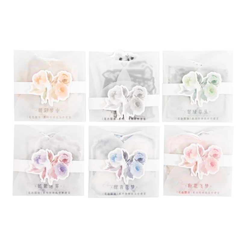 12packs/LOT The design is hazy in color series retro creative decoration DIY PET memo pad
12packs/LOT The design is hazy in color series retro creative decoration DIY PET memo pad