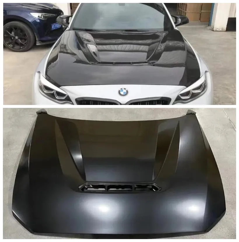 

Aluminium Alloy Material Lightweight Front Bumper Engine Hood Body Kit For BMW F87 M2 M2c and 1Series F20 2Series F22 14-20