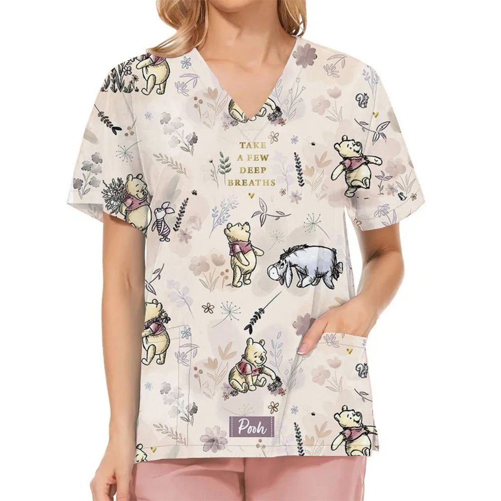 Scrubs Medical Uniforms Disney Winnie the Pooh Scrub Top Loose Cotton Unisex Pet Hospital Health Centre Work Clothes Lab Coat
Scrubs Medical Uniforms Disney Winnie the Pooh Scrub Top Loose Cotton Unisex Pet Hospital Health Centre Work Clothes Lab Coat