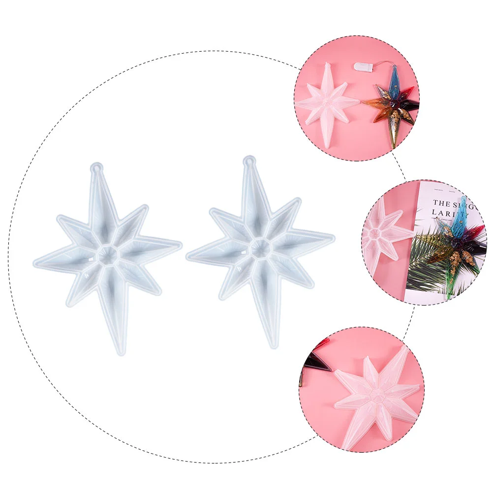 2 Pcs Octagonal Star Mold Mould DIY Christmas Tree Pendant Molds Diamond Xmas Decor Silica Gel Epoxy Resin
2 Pcs Octagonal Star Mold Mould DIY Christmas Tree Pendant Molds Diamond Xmas Decor Silica Gel Epoxy Resin