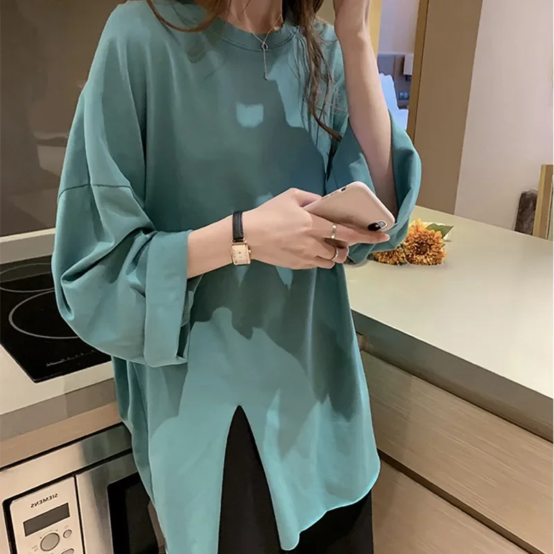 Temperament Autumn Korean version loose casual casual design feeling of the minority irregular base shirt gray22
Temperament Autumn Korean version loose casual casual design feeling of the minority irregular base shirt gray22
