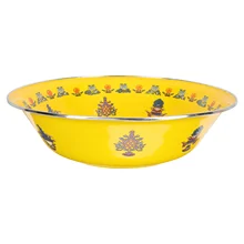 Retro Enamel Soup Basin Thick Storage Basin Decorative Enamel Washbasin for Kitchen
Retro Enamel Soup Basin Thick Storage Basin Decorative Enamel Washbasin for Kitchen