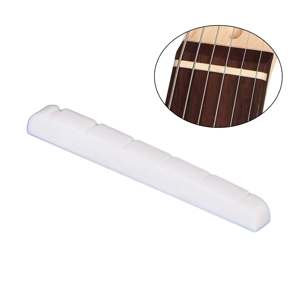 Bone Electric Guitar Bridge Nut 42mm Slotted Beef Bone Bridge Nut For Fender For Strat Tele ST Electric Guitar Accessories
Bone Electric Guitar Bridge Nut 42mm Slotted Beef Bone Bridge Nut For Fender For Strat Tele ST Electric Guitar Accessories
