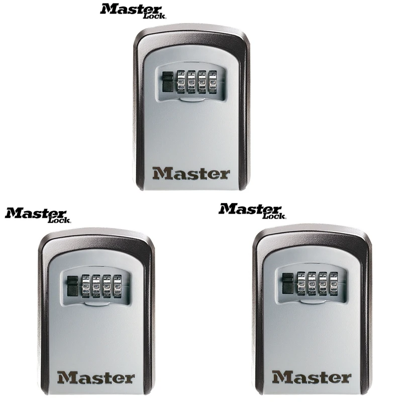 

Master Lock Key Safe Box Outdoor Wall Mount Combination Password Lock Hidden Keys Storage Box Security Safes for Home Office