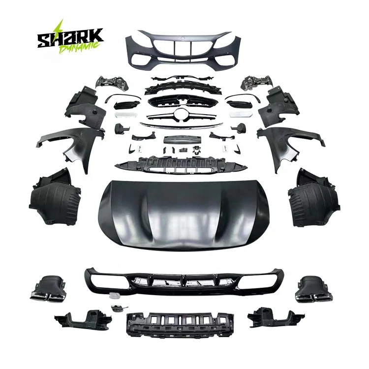 for 2017-2020 E-Class W213 upgrade to E63s Shark A Style hood bonnet wide body kit
for 2017-2020 E-Class W213 upgrade to E63s Shark A Style hood bonnet wide body kit