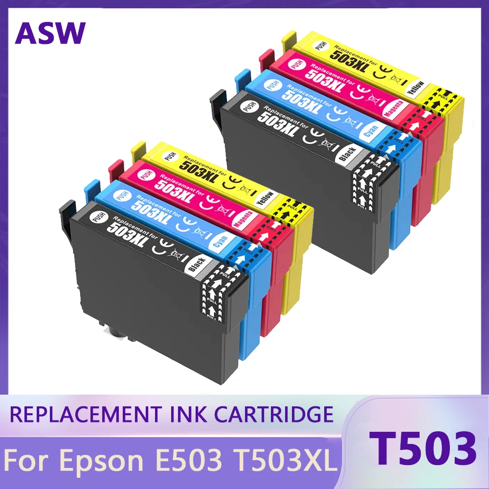 

503 T503 XL 503XL T503XL Compatible Color Inkjet Ink Cartridge for Epson XP-5200/XP-5205/WF-2960DWF/WF-2965DWF Printer Ink