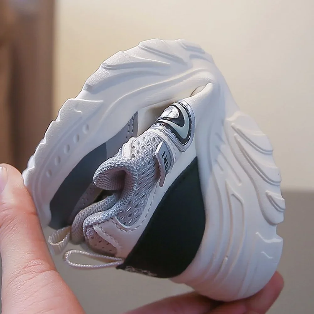 أحذية رياضية من الجلد الصناعي للأطفال موديل 2026، أحذية جري عصرية للمراهقين والأطفال، شبكية وقابلة للتنفس للأولاد والبنات أحذية رياضية من الجلد الصناعي للأطفال موديل 2026، أحذية جري عصرية للمراهقين والأطفال، شبكية وقابلة للتنفس للأولاد والبنات