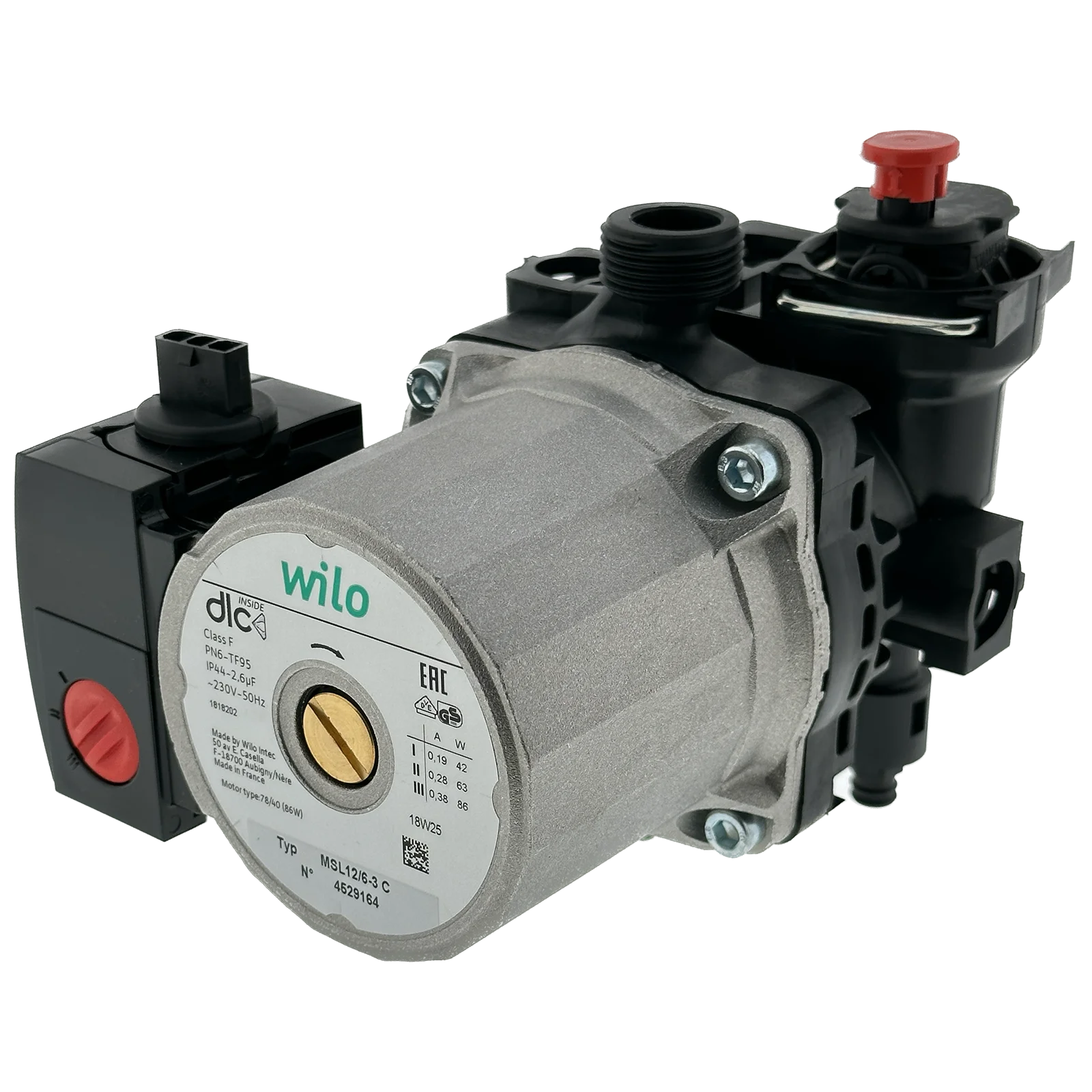 MSL12/6-3 86W Gas Boiler Circulation Pump Motor for Wilo, Vaillant, Viessmann, Ferroli, Neva Lux, Thermona, Fondital
MSL12/6-3 86W Gas Boiler Circulation Pump Motor for Wilo, Vaillant, Viessmann, Ferroli, Neva Lux, Thermona, Fondital