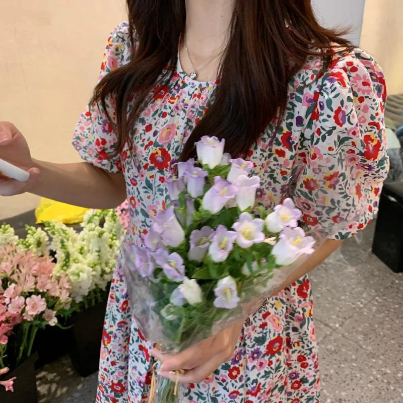 Puff Sleeve Floral Maxi Dress Square Collar A Line Cotton Robe Summer 2024 Boho Oversized Midi Elegant Korean Harajuku Sukienki
Puff Sleeve Floral Maxi Dress Square Collar A Line Cotton Robe Summer 2024 Boho Oversized Midi Elegant Korean Harajuku Sukienki