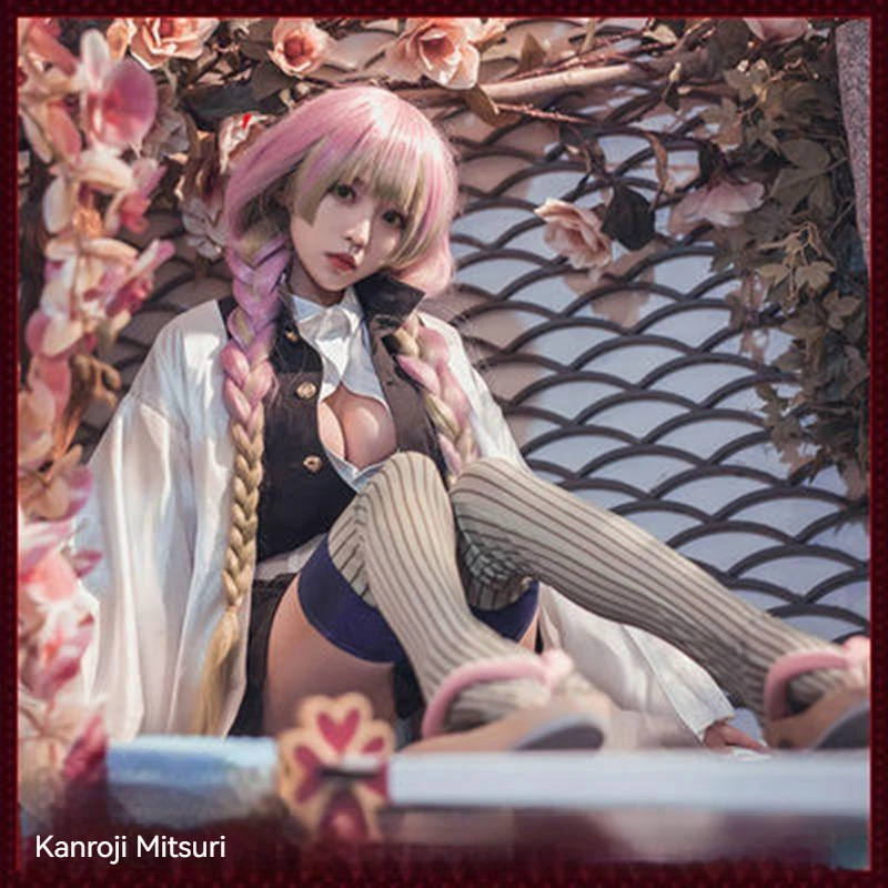 Anime Demon Slayer Cosplay Kanroji Mitsuri Love Pillar and Wind Uniform Ghost Killing Team Set Cute Simplicity Fashion Cos Gift
Anime Demon Slayer Cosplay Kanroji Mitsuri Love Pillar and Wind Uniform Ghost Killing Team Set Cute Simplicity Fashion Cos Gift