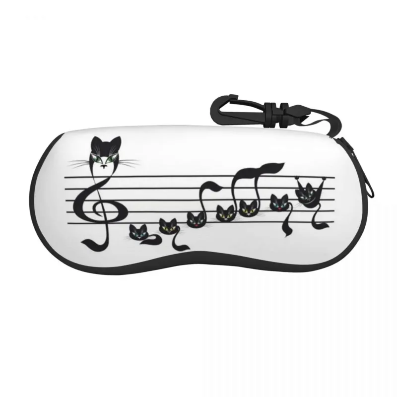 Black Cat With Music Notes Shell Eyeglasses Protector Cases Fashion Sunglass Case Animal Cartoon Kitten Glasses Pouch
Black Cat With Music Notes Shell Eyeglasses Protector Cases Fashion Sunglass Case Animal Cartoon Kitten Glasses Pouch